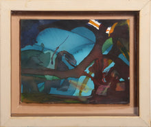 Abstract Blue Composition