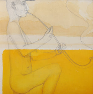 Man Smoking Pipe