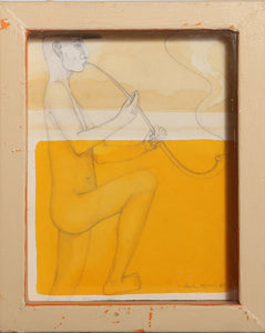 Man Smoking Pipe