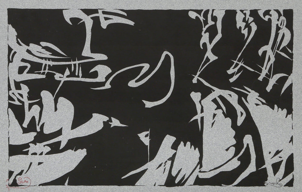 Bílé rytmy na černém