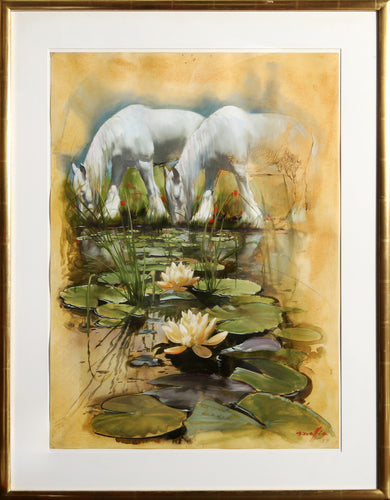 Two White Horses