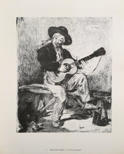 Le Chanteur Espagnol, signed in the plate top right