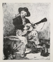 Le Chanteur Espagnol, signed in the plate top right