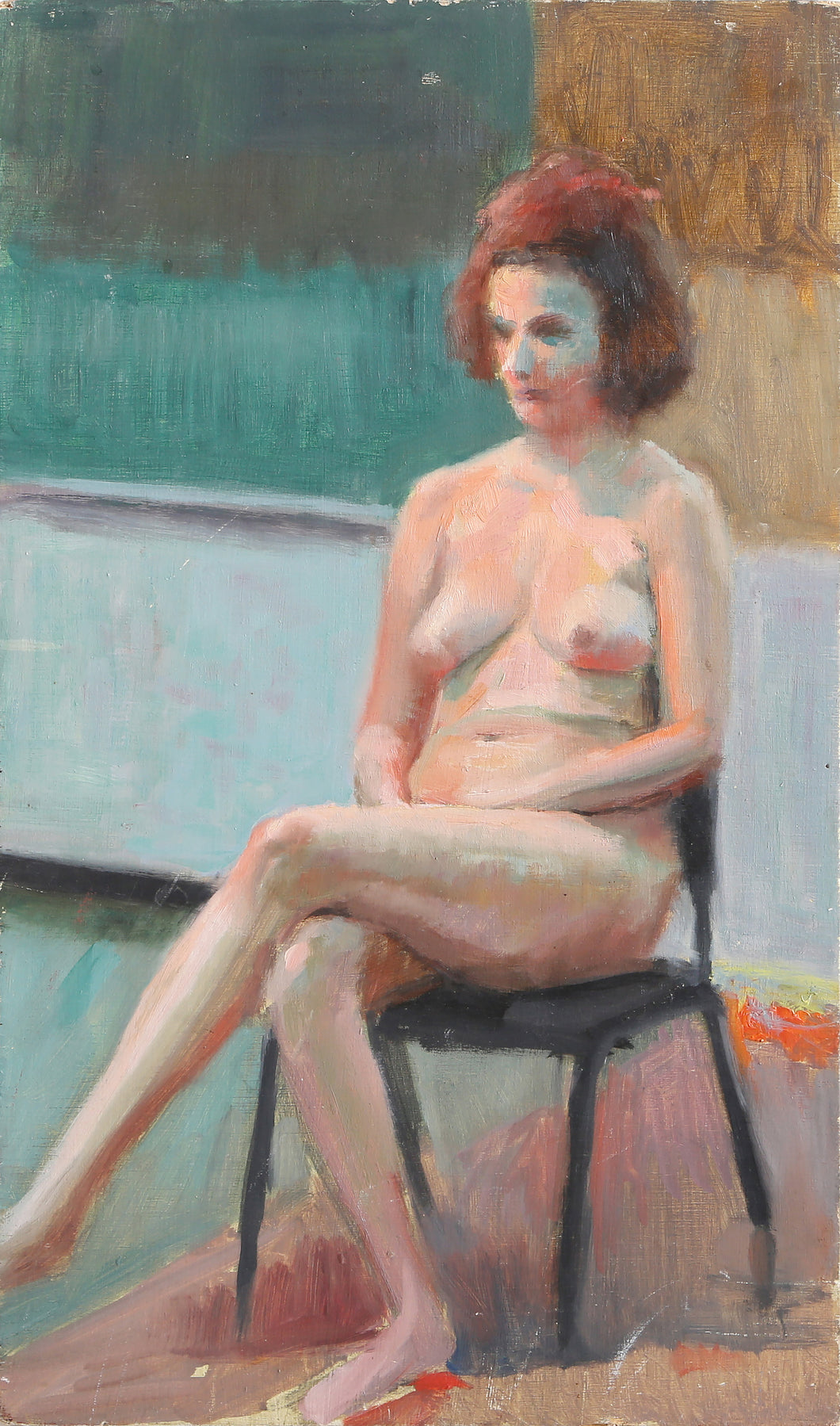 Seated Nude Figure Study