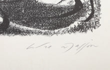 Visage à travers les feuilles