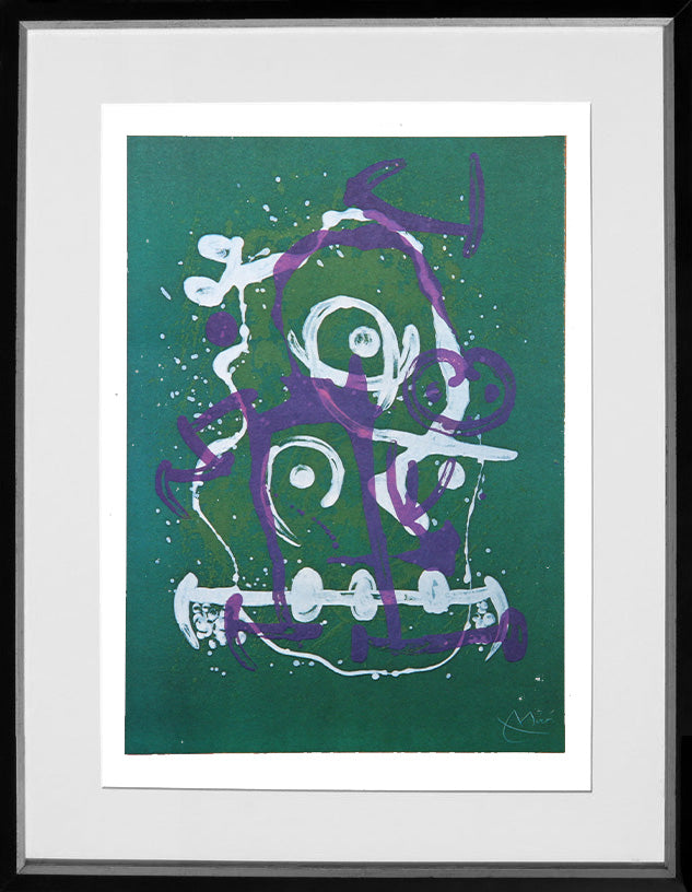 The Illiterate (Green and Violet)