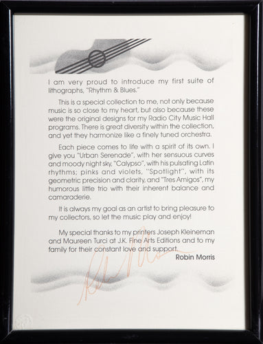 Rhythm & Blues Portfolio Introduction Page