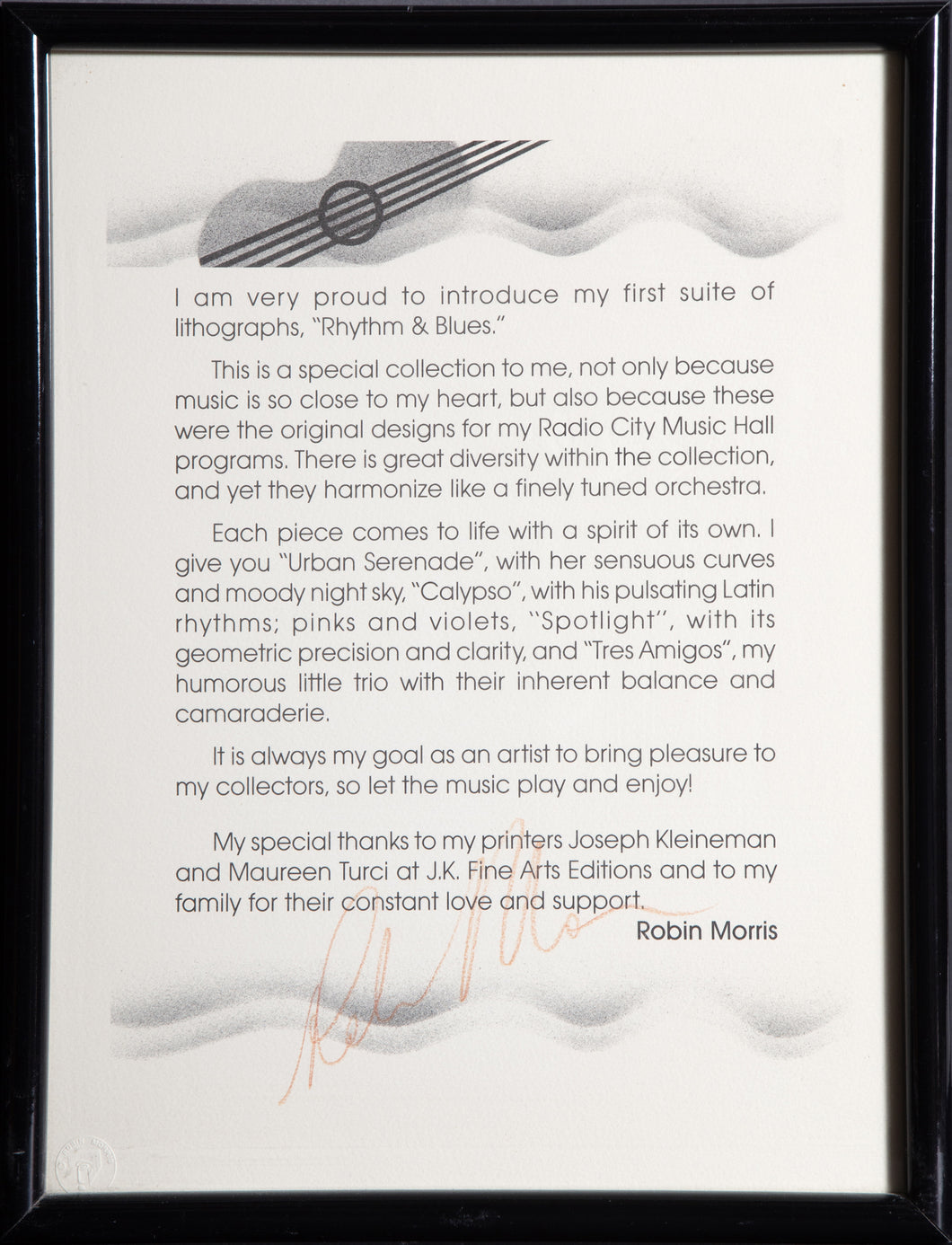 Rhythm & Blues Portfolio Introduction Page