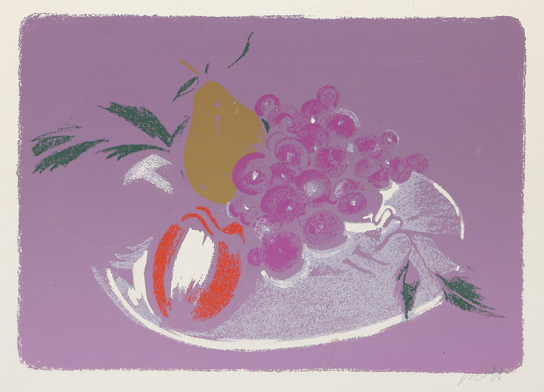 Stilleben mit Obstschale