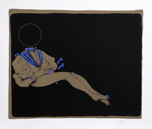 Figure in Blue (Untitled)