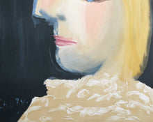 Femme a la Robe, Blanche Couronee de Fleurs