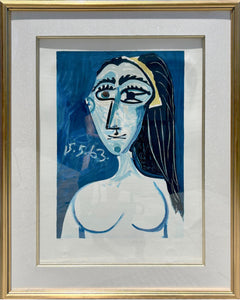 Buste de Femme Nue Face (Jacqueline Roque)