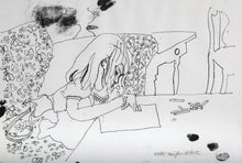 Child Writing (Lizzie Drawing)