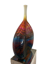 Multi Color Glass Vase