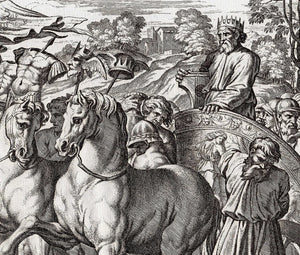 David Brings the Gold Shield to Jerusalem