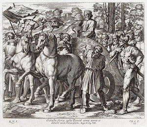 David Brings the Gold Shield to Jerusalem