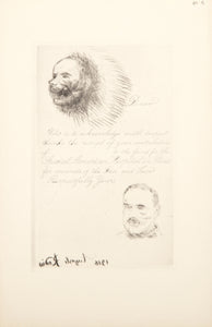 Contribution Receipt of the Special American Hospital in Paris for Wounds of the Face and Jaw State Two