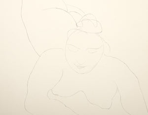 Nude Woman Lying on her Stomach