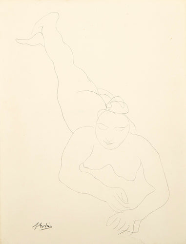 Nude Woman Lying on her Stomach