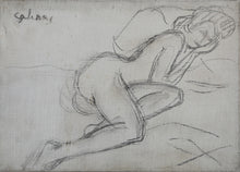 Lounging Nude on Pillow (1001)