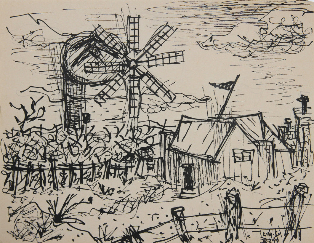 Farmhouse with Windmill 243