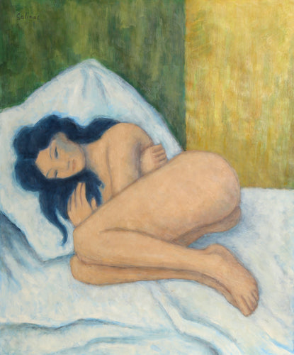 Nu Recro que Ville, Fond Vert et Jaune (771)