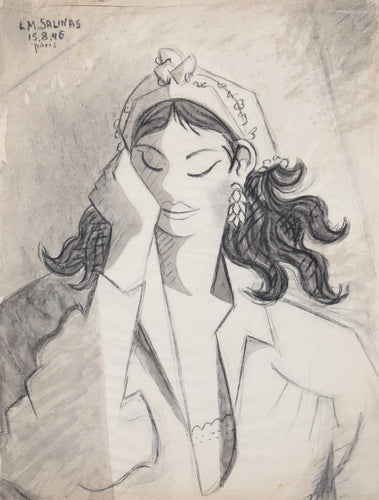 Portrait of Woman in Blouse 324