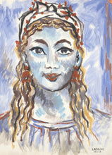 Portrait of Woman with Bow