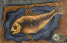 Nature Morte avec Poisson Orange II