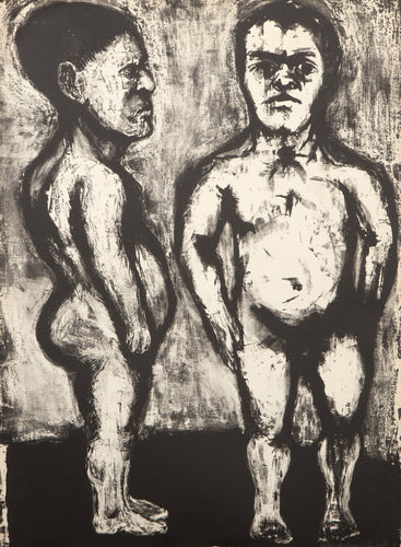 Two Figures from The Midget and the Dwarf Portfolio