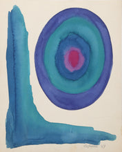 Blue and Red Composition