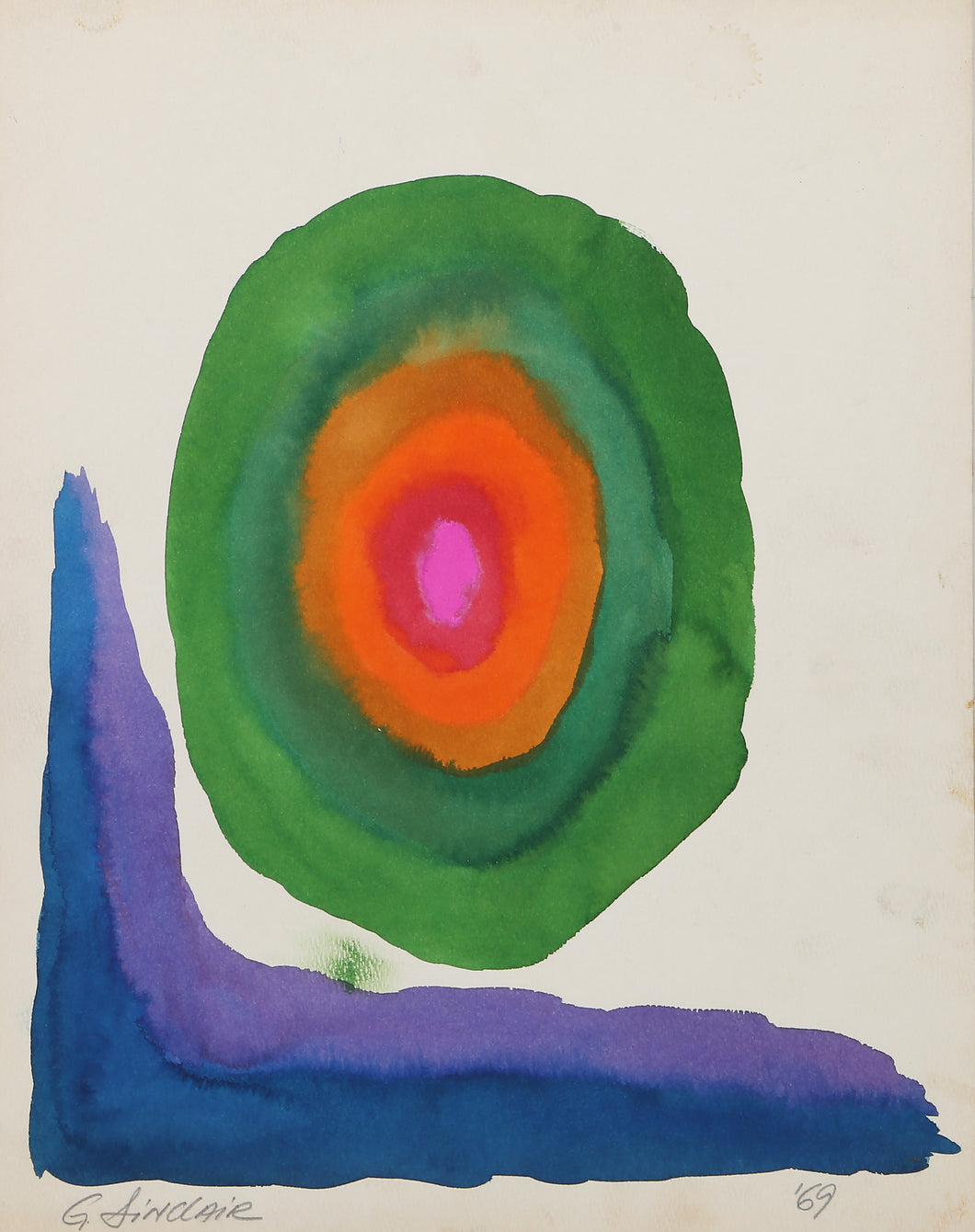 Green and Purple Composition