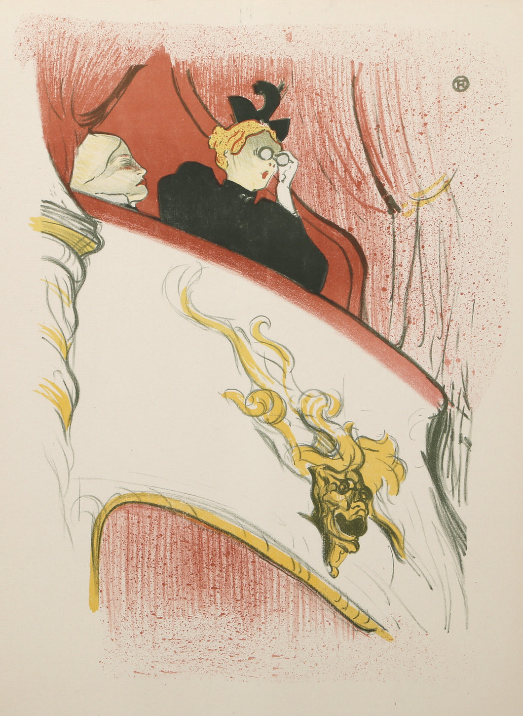 La Loge a Mascaron Dore, Program for the Play, “Le Missionaire” from Philadelphia Museum of Art Portfolio