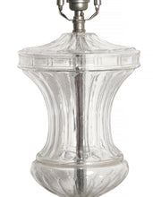 Pair of French Glass and Ormolu Table Lamps