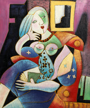 Homage to Woman with Book by Picasso