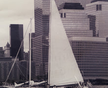 Sailboat and Twin Towers