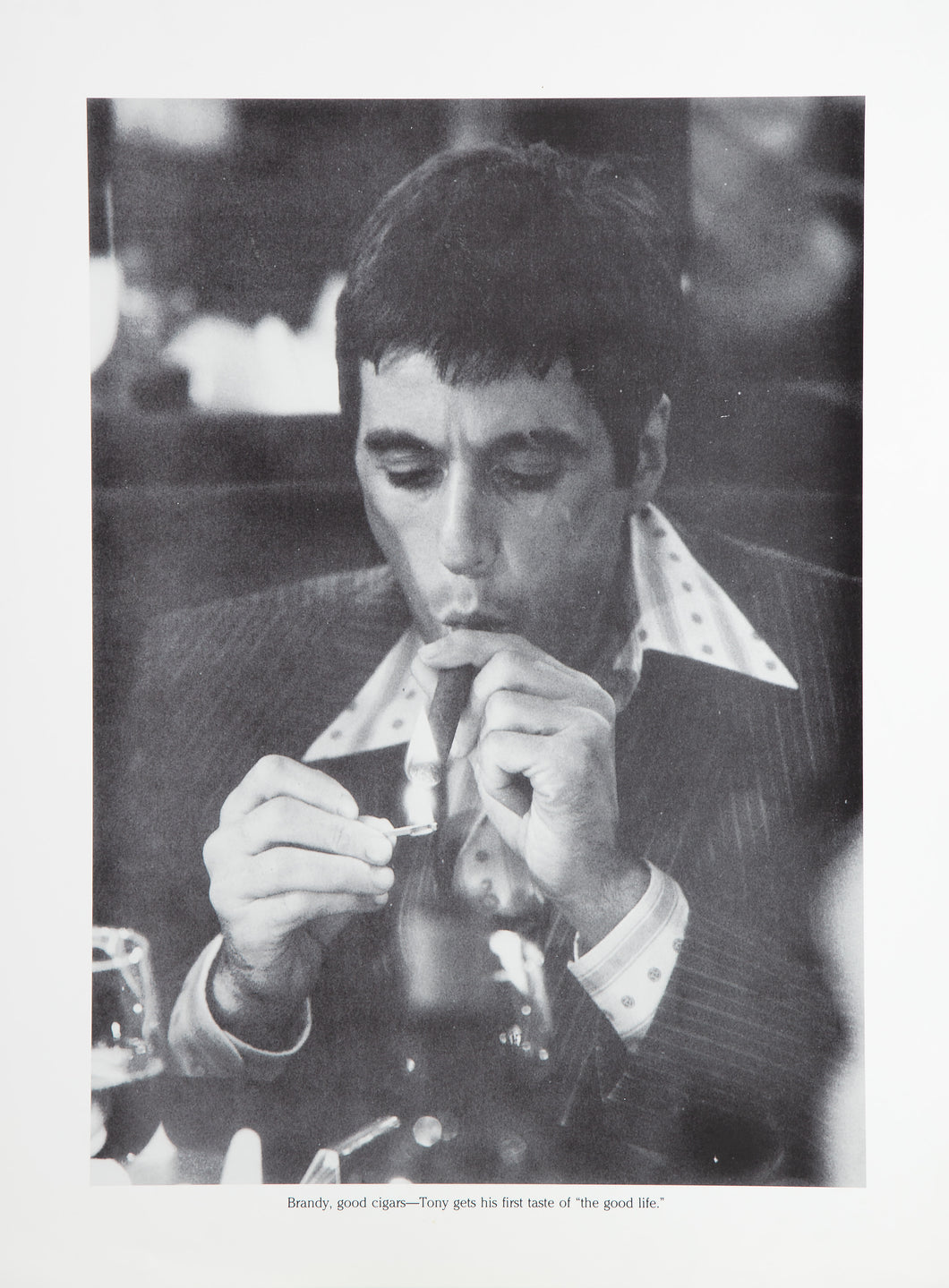 Tony Smoking a Cigar