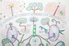 Mr. Space Head Lands in The Woods