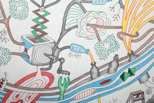 Mr. Space Head Lands in The Woods