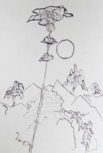 Flowers with Mountain