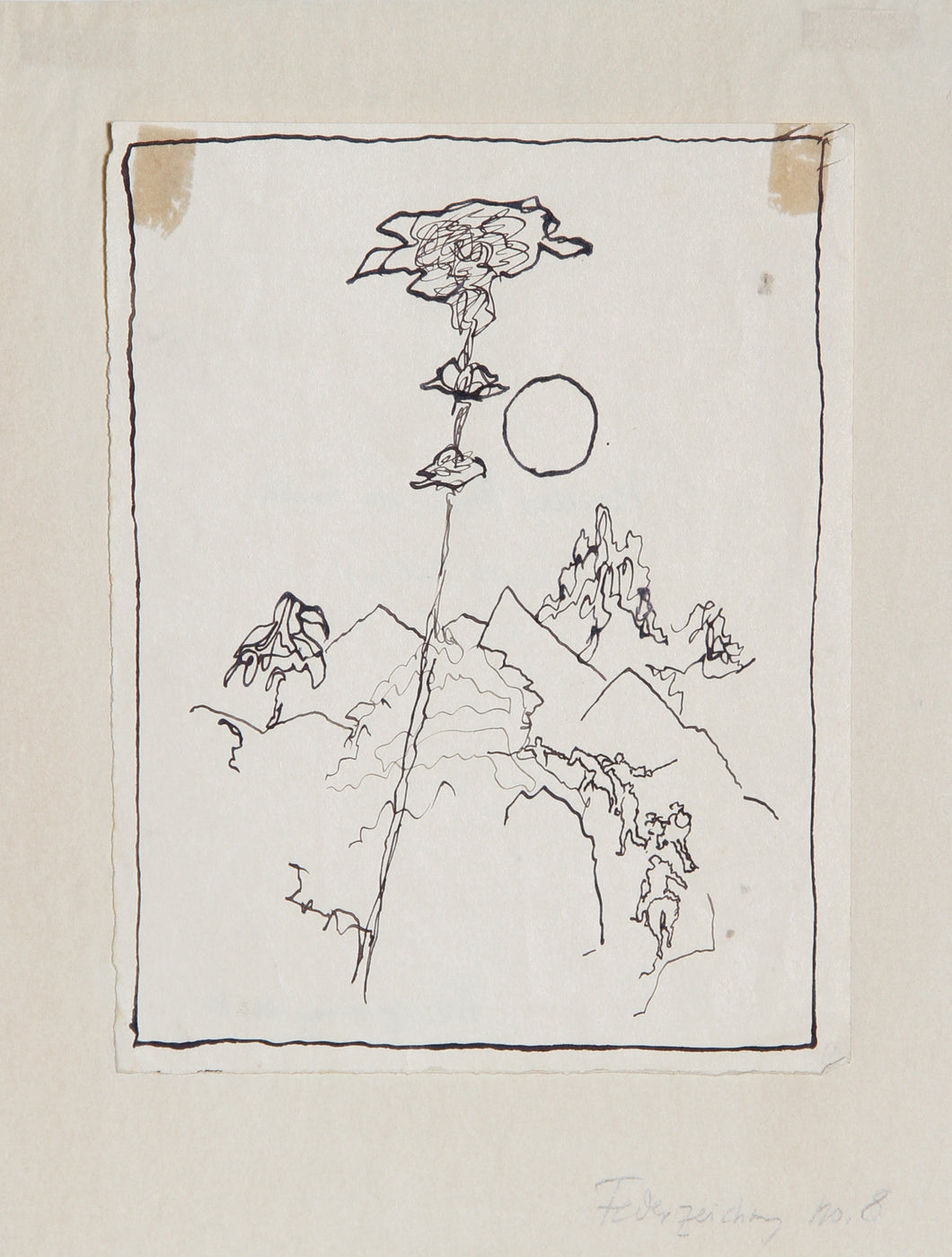 Flowers with Mountain