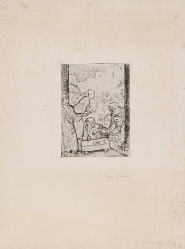 Men in Village Bazaar