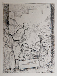 Men in Village Bazaar