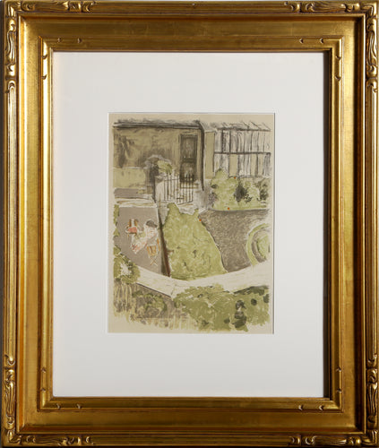 Le Jardin devant L'Atelier