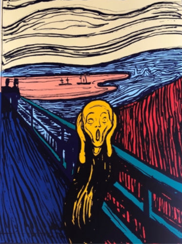 The Scream - Orange