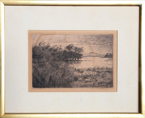 October Etching | Moses Hyman,{{product.type}}