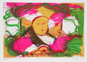 100 Francs in the Radishes Lithograph | Jean Messagier,{{product.type}}