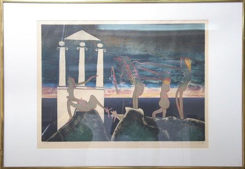 10PM from L'Arc Obscur des Heures Etching | Roberto Matta,{{product.type}}