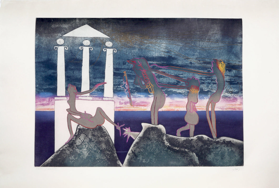 10PM from L'Arc Obscur des Heures Etching | Roberto Matta,{{product.type}}