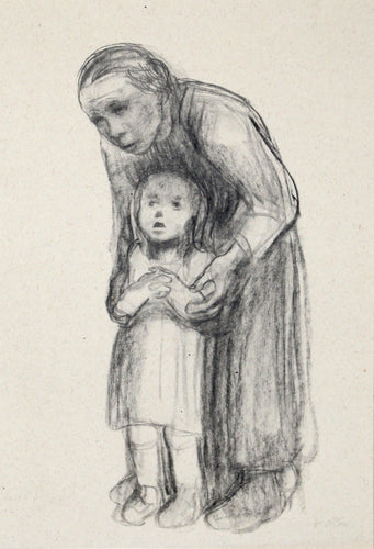 12 - Zeichnung Zur Lithographie Lithograph | Kathe Kollwitz,{{product.type}}